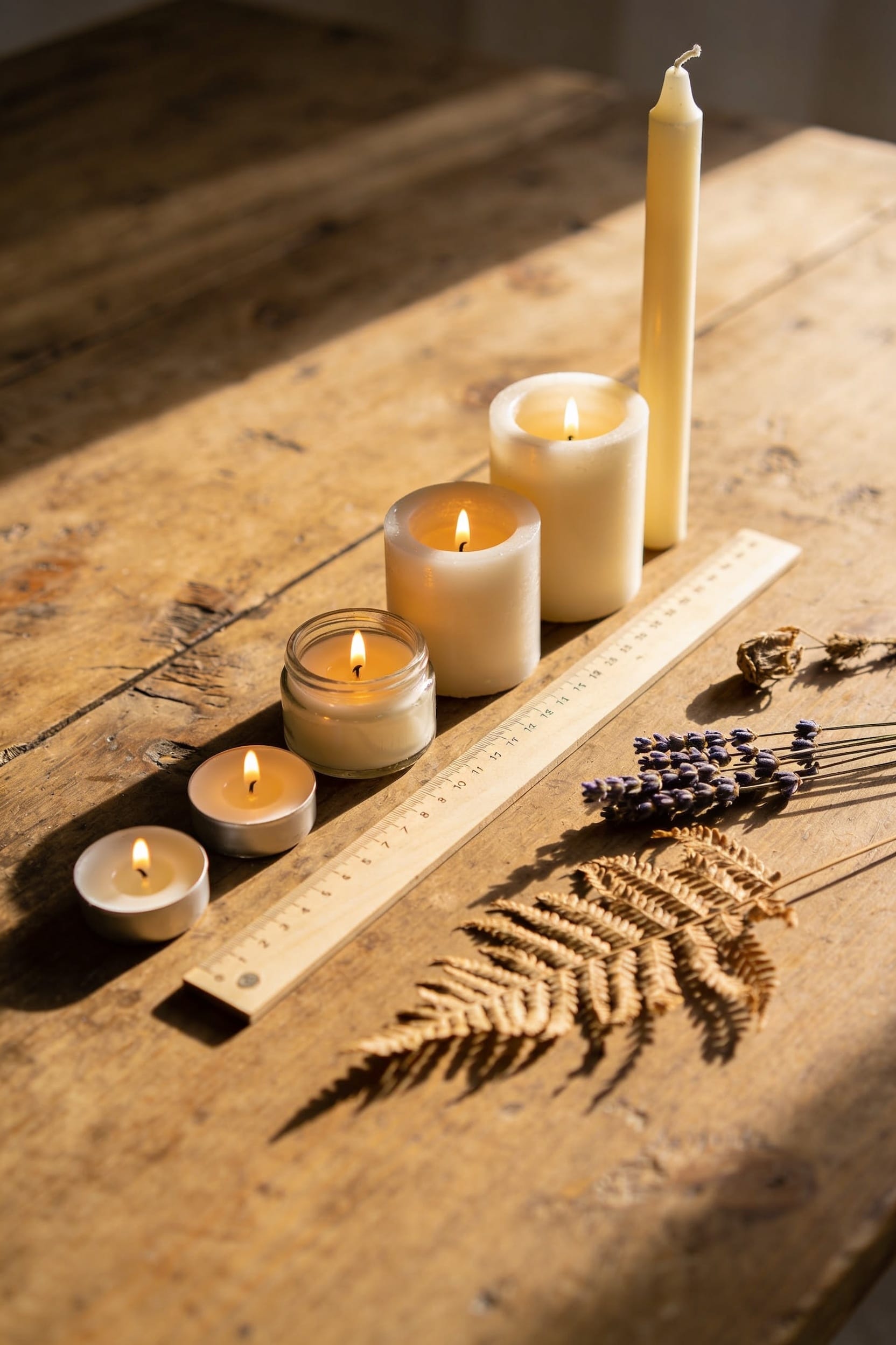 choose candle size for room