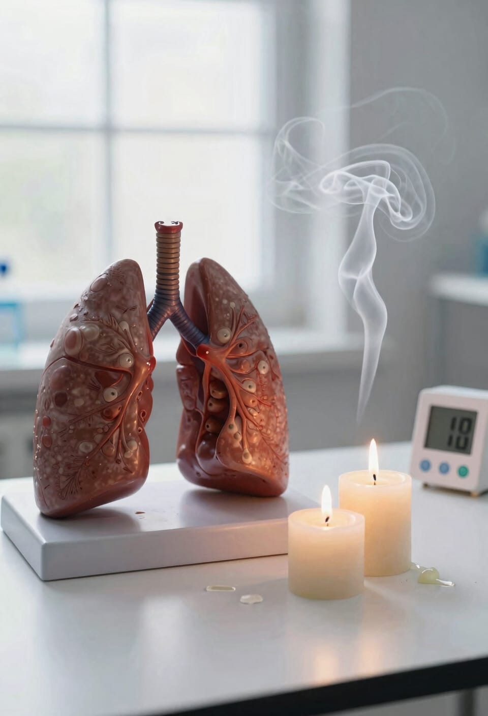 chronic scented candle lung damage