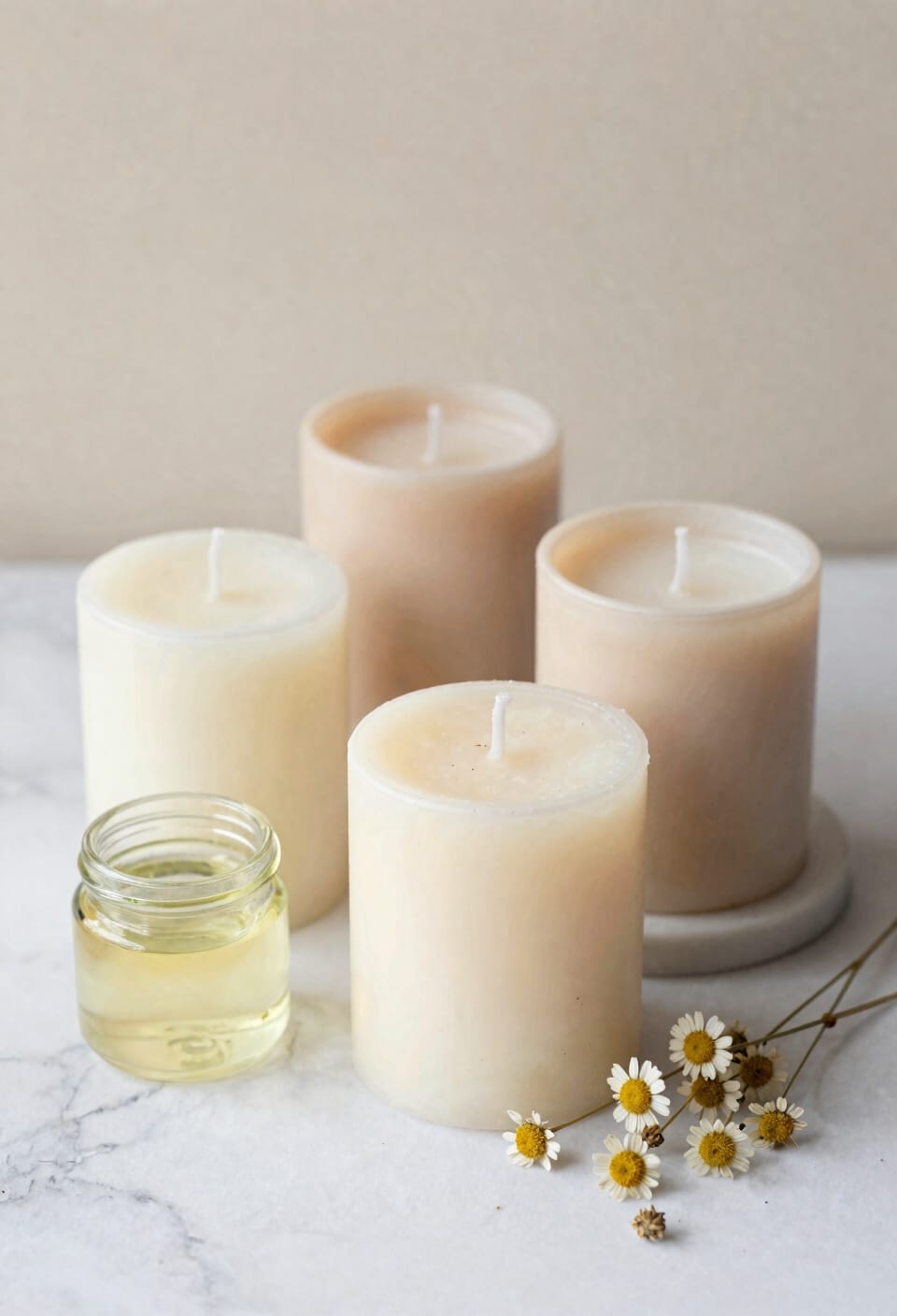 clean natural waxes with cotton