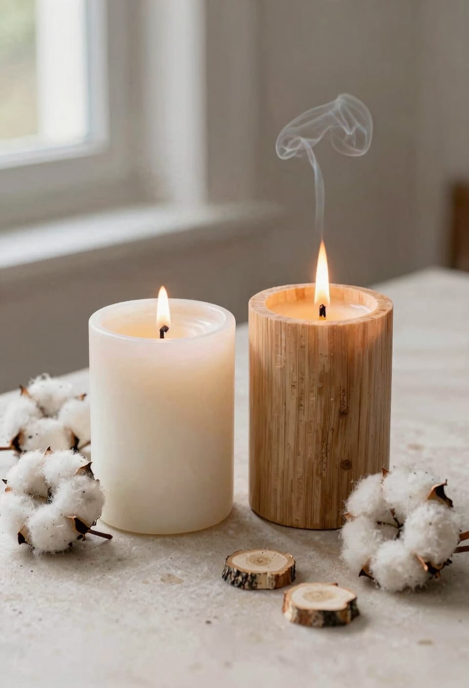 cotton wicks maximize fragrance release