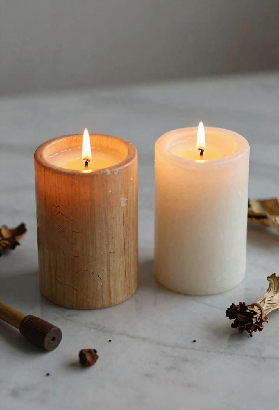 cozy crackle versus bright