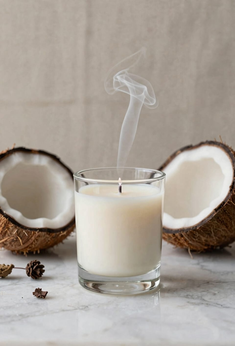 creamy coconut wax retains fragrance