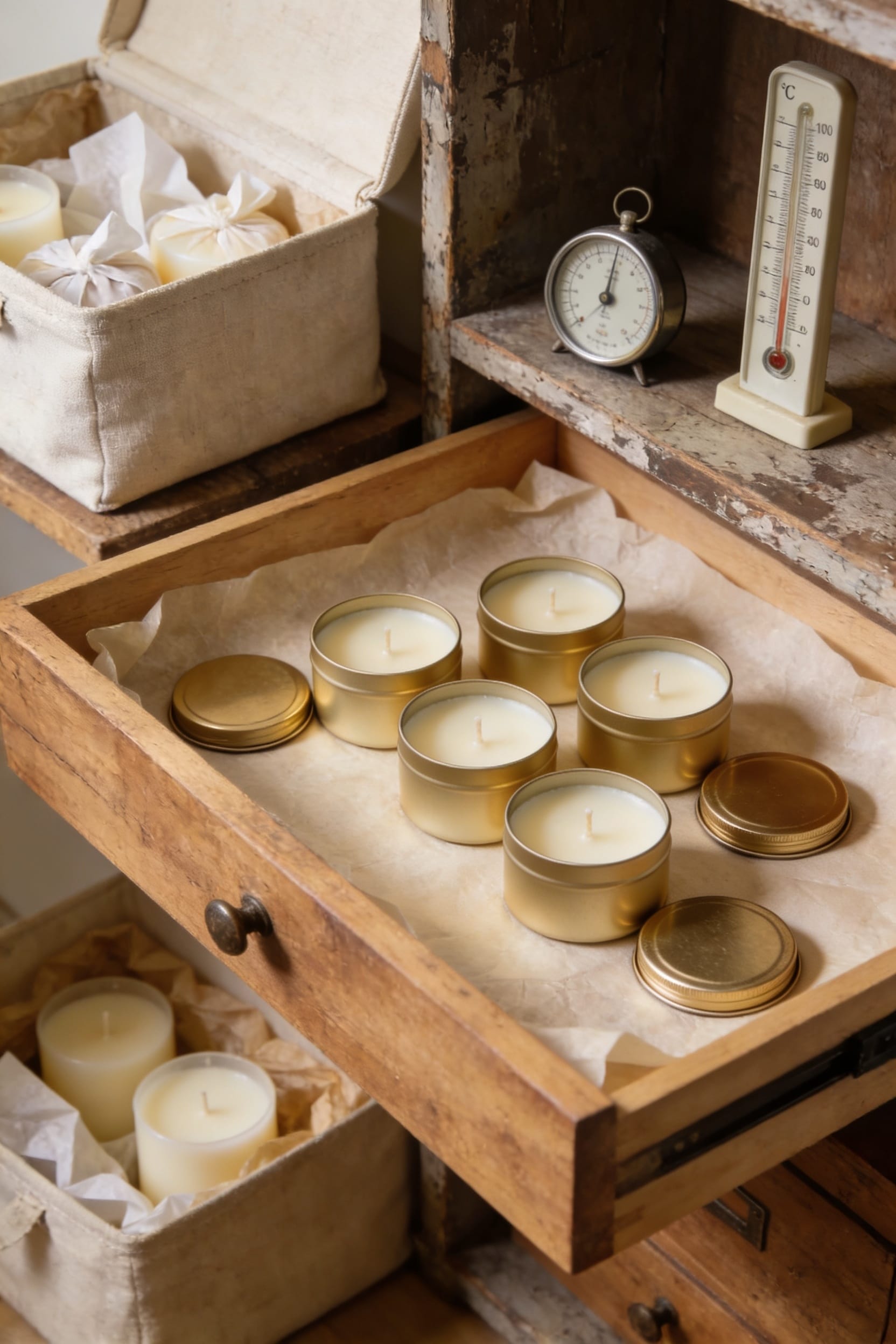 keep candles cool airtight