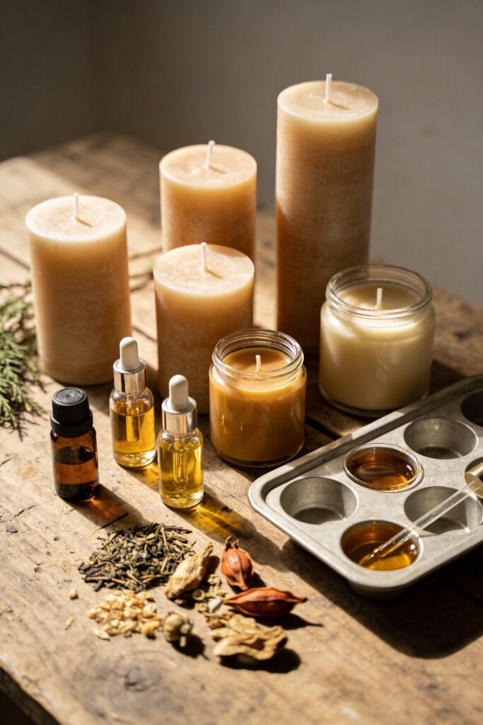 layering complementary candle fragrance scents