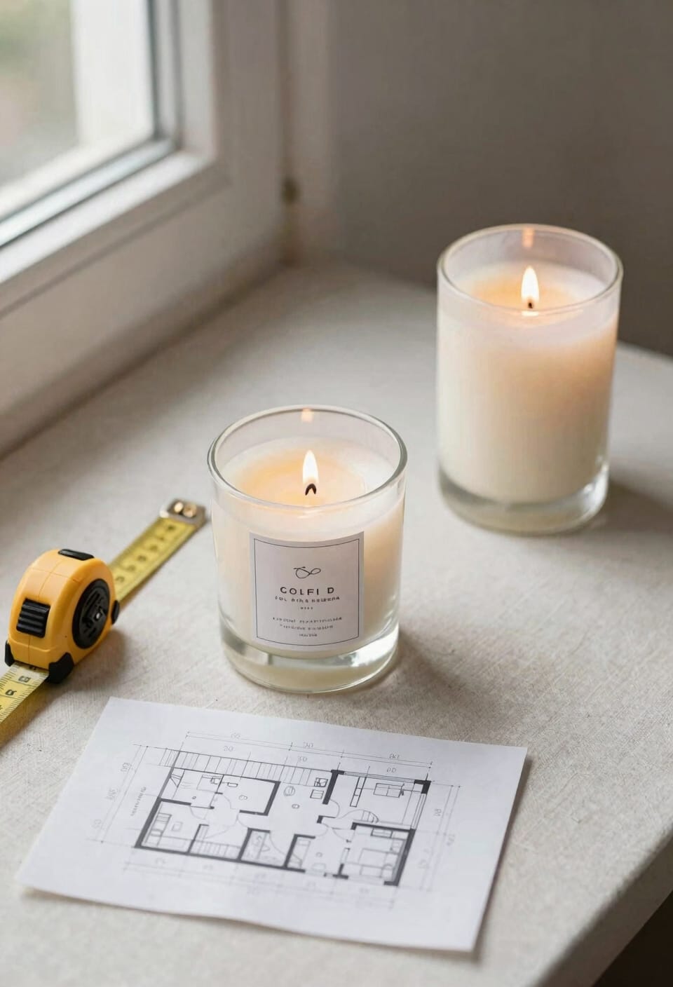 match candle strength to space