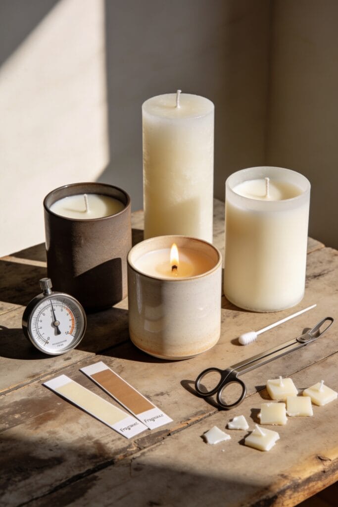 quality indicators for scented candles