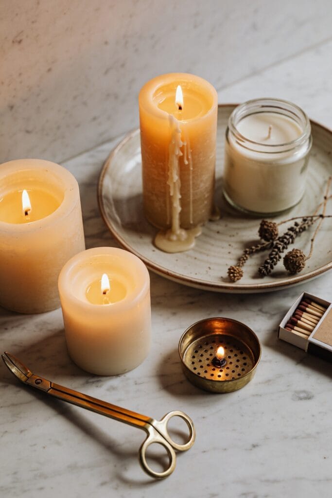 safe scented candle use