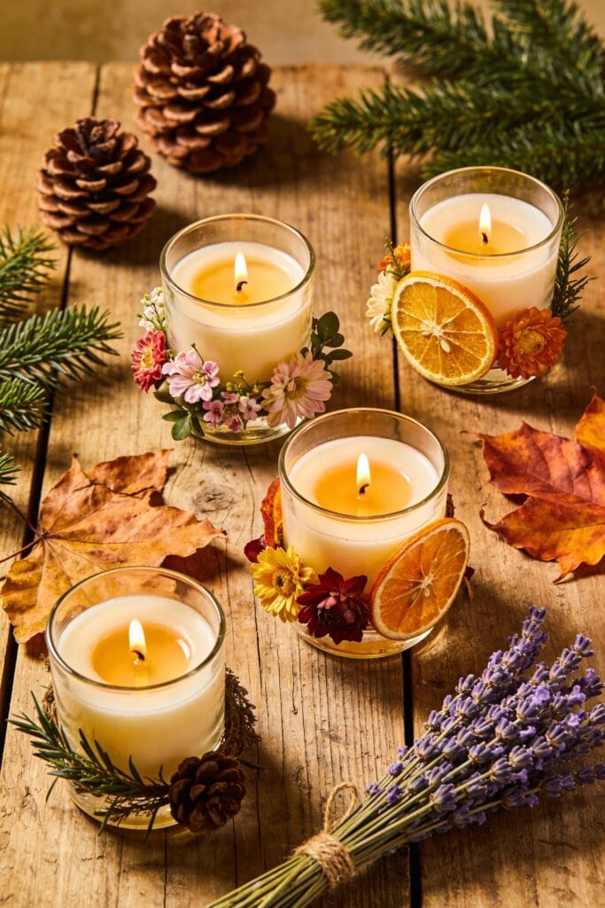seasonal candles for year round