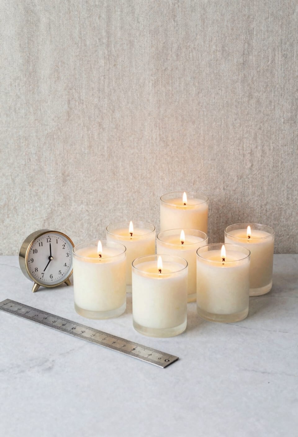 short candles quick limited burn