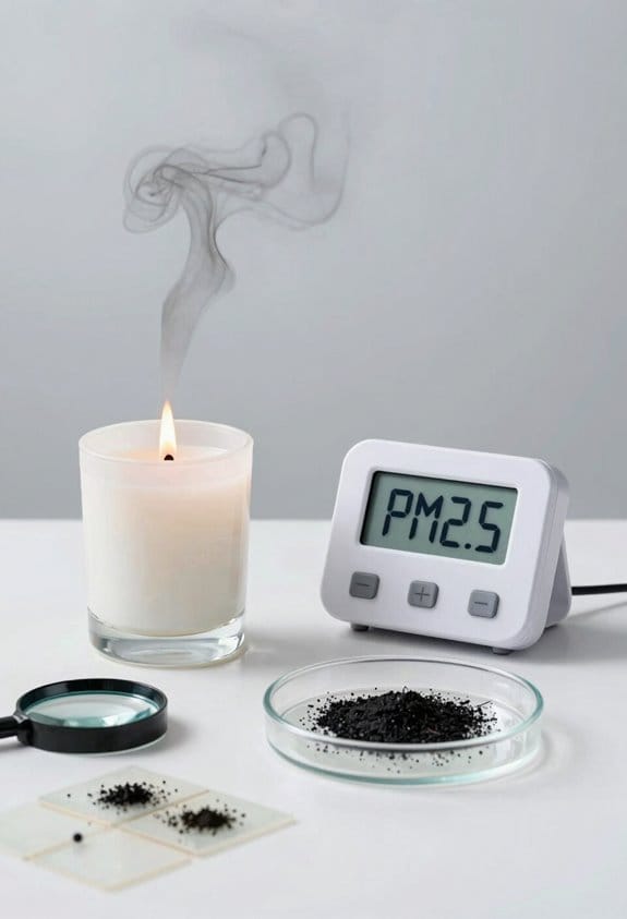 Soot and toxins degrading indoor air quality