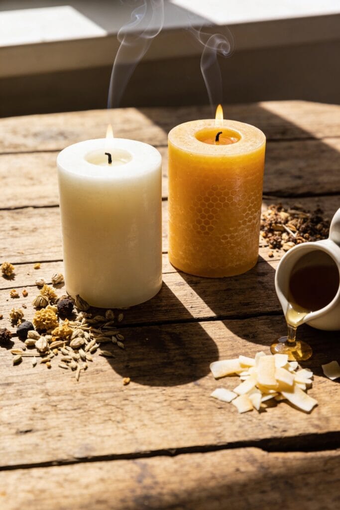 soy vs beeswax scent throw