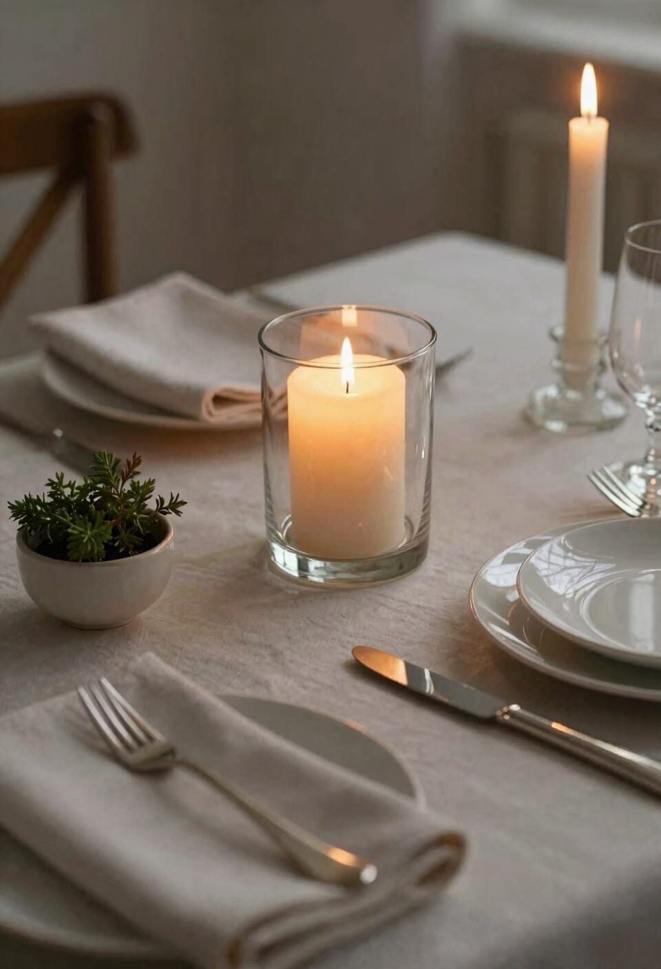 subtle herbal citrus dining scents