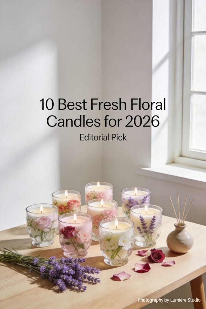 top 10 fresh flowered candles